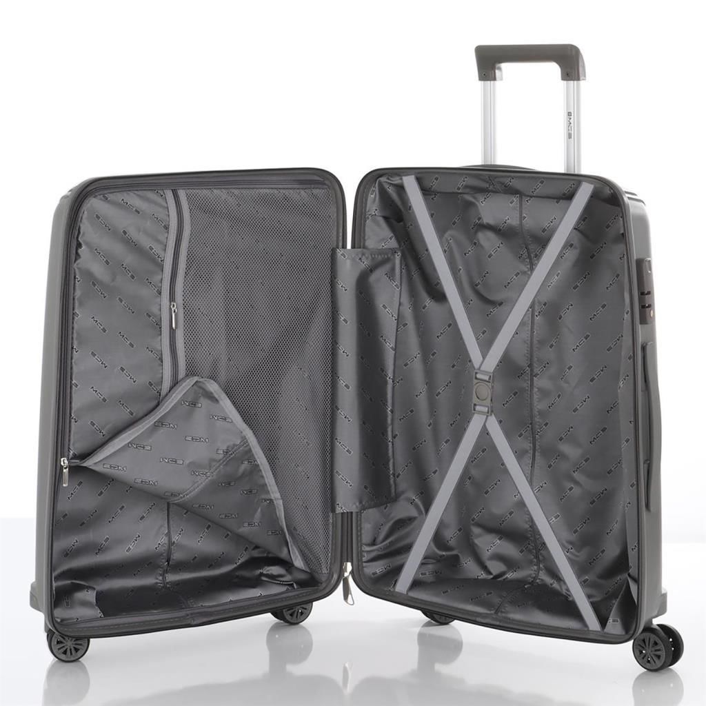 MÇS 3lü Set Kırılmaz Silikon Seyahat Valizi Bavulu V305 Fuşya