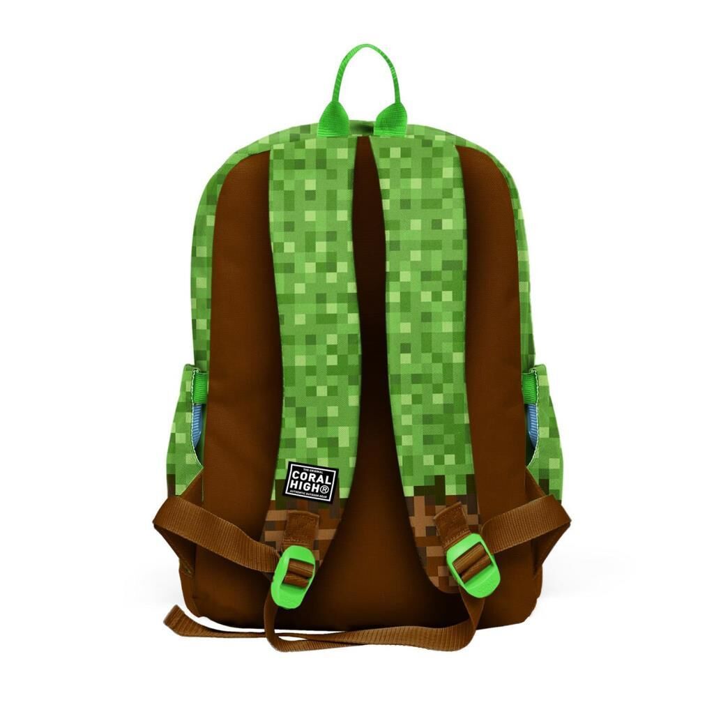 Coral High Desenli Okul Çantası Beslenme Kalemlik 3lü Set 23776