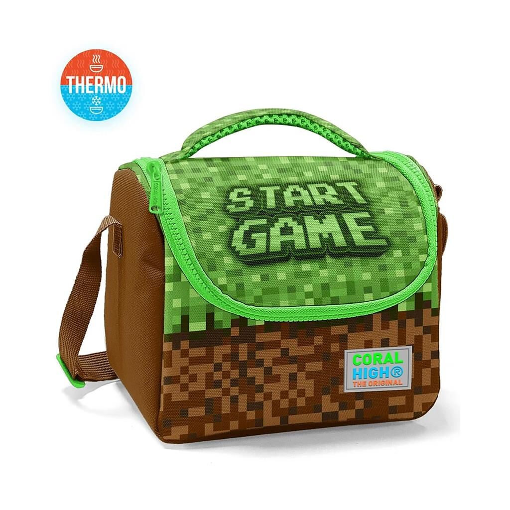 Coral High Desenli Okul Çantası Beslenme Kalemlik 3lü Set 23776