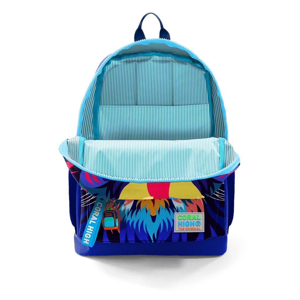 Coral High 2li Set Aslan Desenli Okul Çantası Beslenme 23741