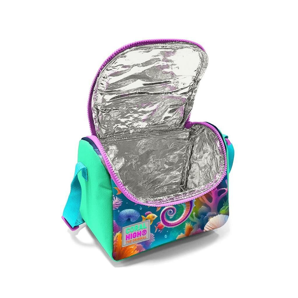 Coral High Desenli Okul Çantası Beslenme Kalemlik 3lü Set 23772