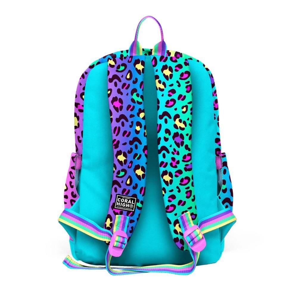 Coral High Desenli Okul Çantası Beslenme Kalemlik 3lü Set 23769