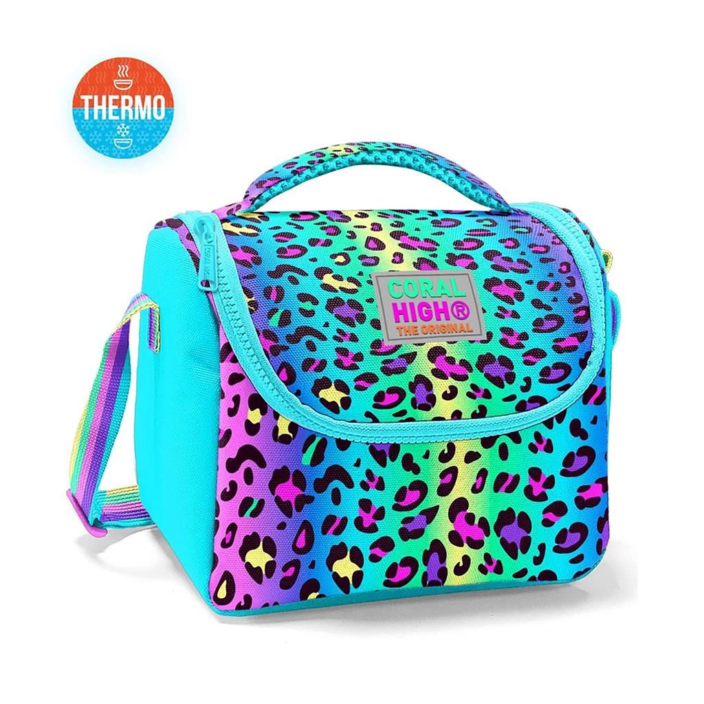 Coral High Desenli Okul Çantası Beslenme Kalemlik 3lü Set 23769