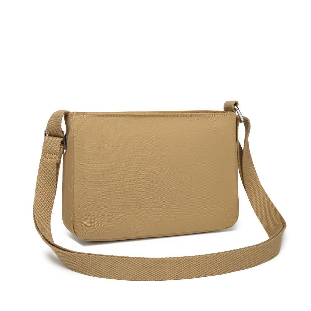 Krinkıl Kumaş Kadın Postacı Çantası Smart Bags 3270 Camel