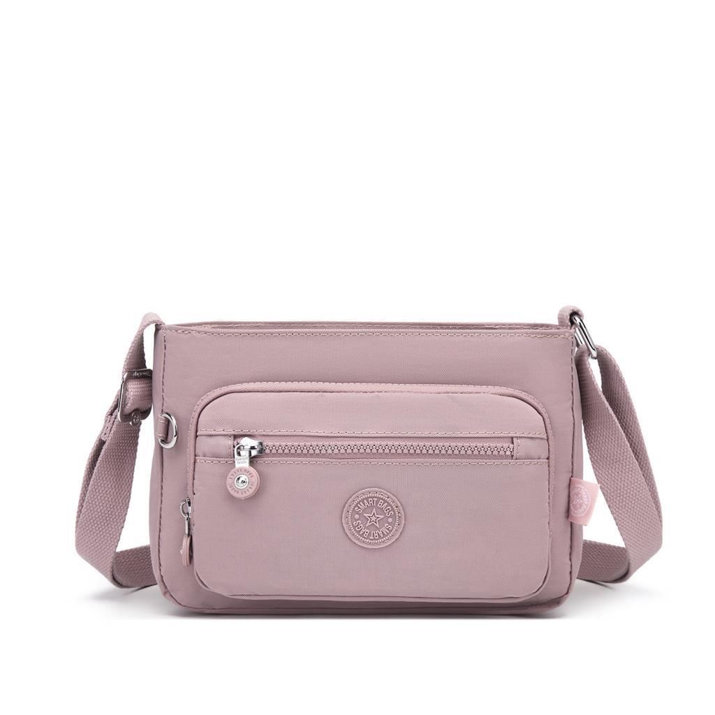 Krinkıl Kumaş Kadın Postacı Çantası Smart Bags 3270 Ten