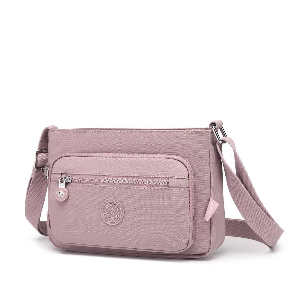 Krinkıl Kumaş Kadın Postacı Çantası Smart Bags 3270 Ten