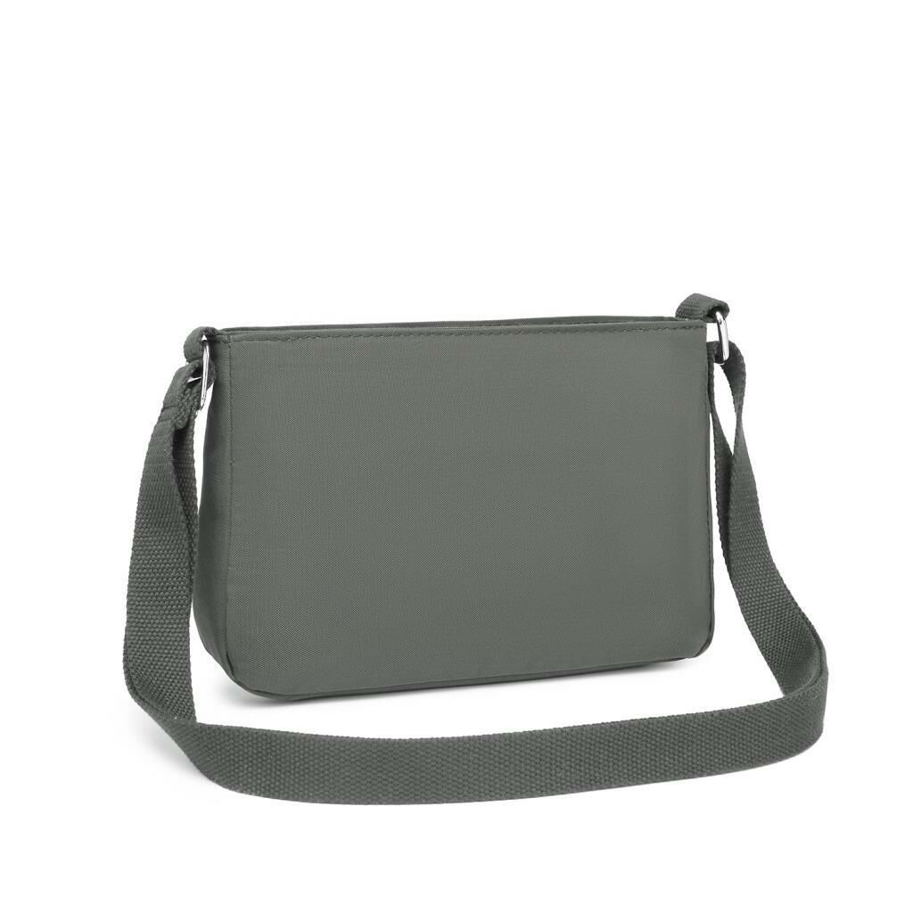 Krinkıl Kumaş Kadın Postacı Çantası Smart Bags 3270 Gri