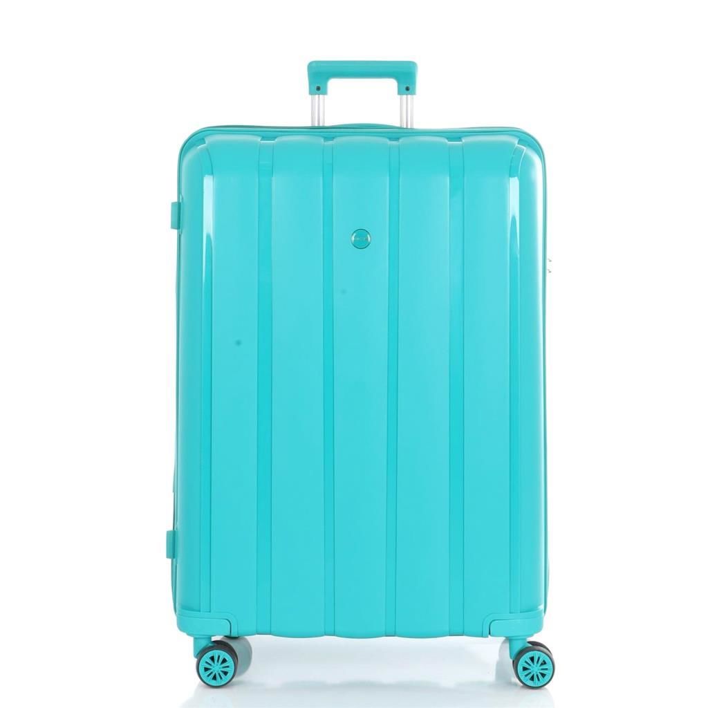 MÇS 3lü Set Kırılmaz Silikon Seyahat Valizi Bavulu V305 Cam Göbeği