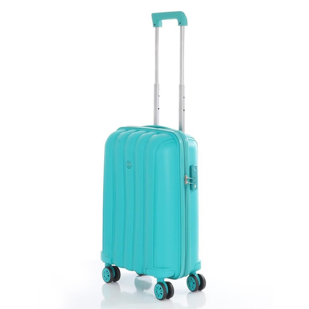 MÇS 3lü Set Kırılmaz Silikon Seyahat Valizi Bavulu V305 Cam Göbeği