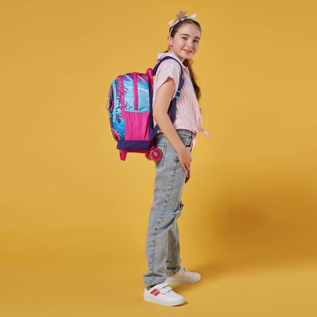 Coral High Büyük Boy Çekçekli Sırt Çantası Kaplumbağa Desen 23956