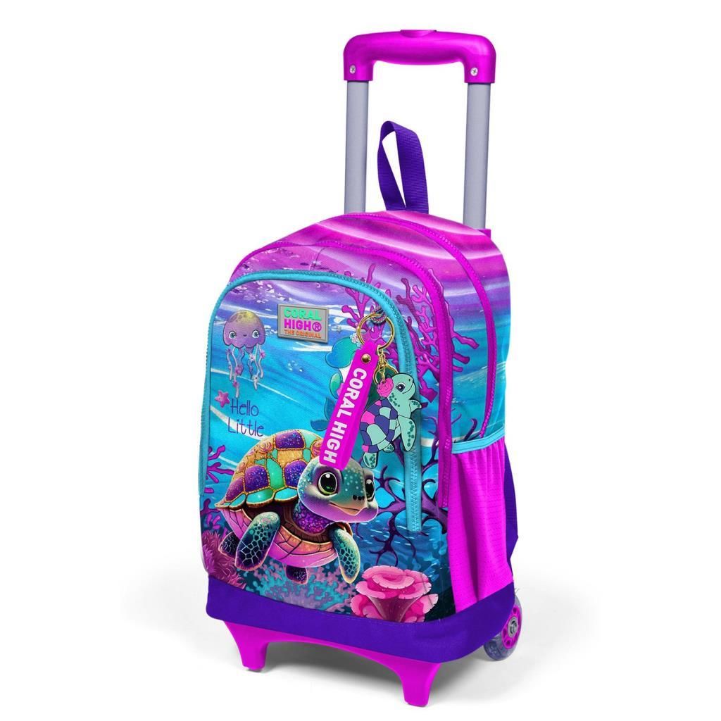 Coral High Büyük Boy Çekçekli Sırt Çantası Kaplumbağa Desen 23956