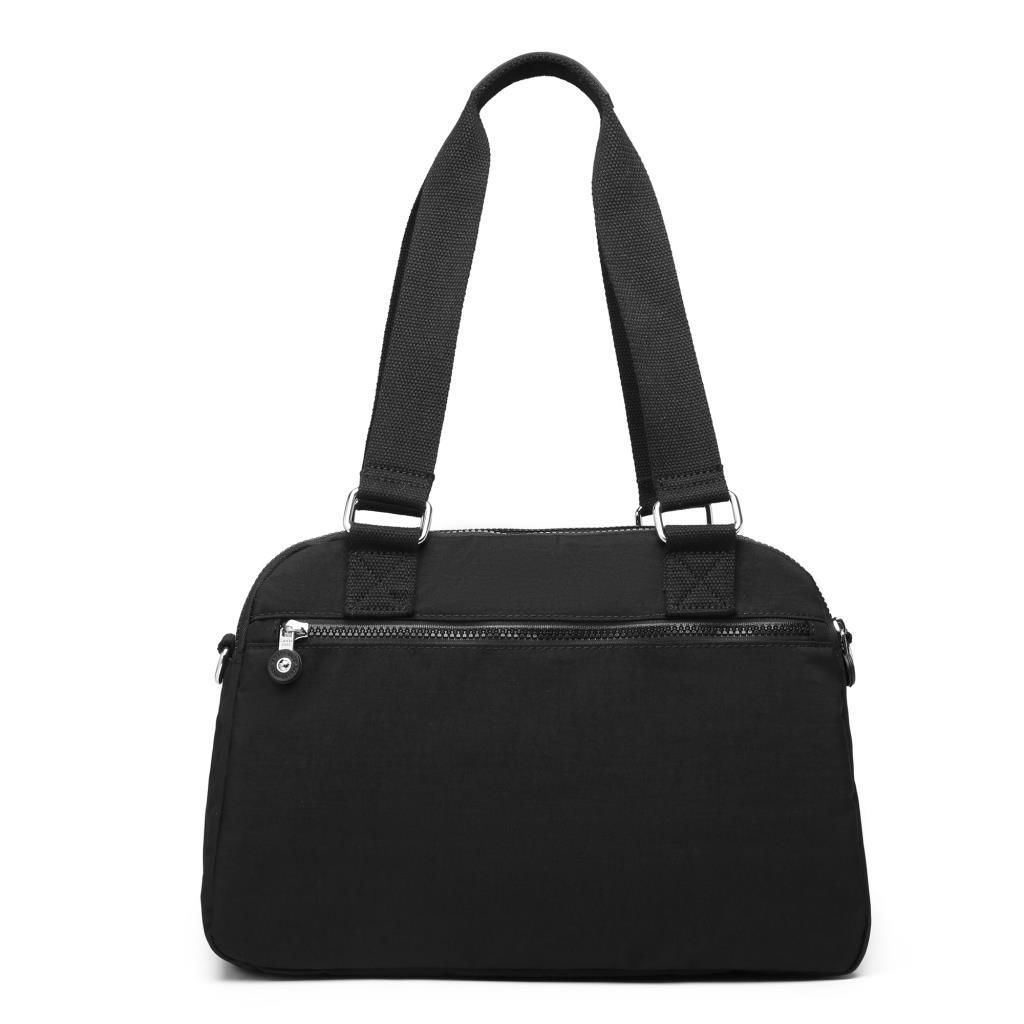 1122 Krinkıl Kumaş Bayan Çantası Smart Bags Siyah