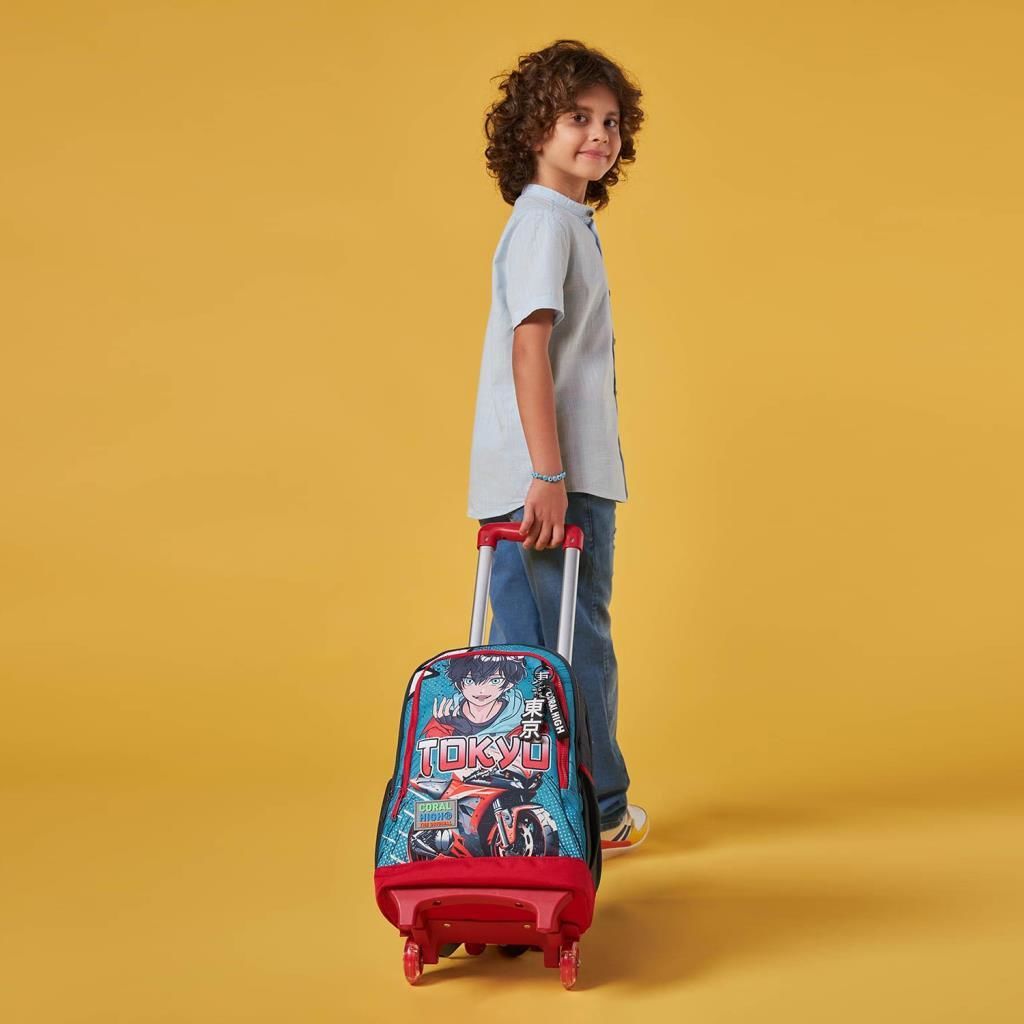 Coral High Büyük Boy Çekçekli Sırt Çantası Motorsikletli 23964