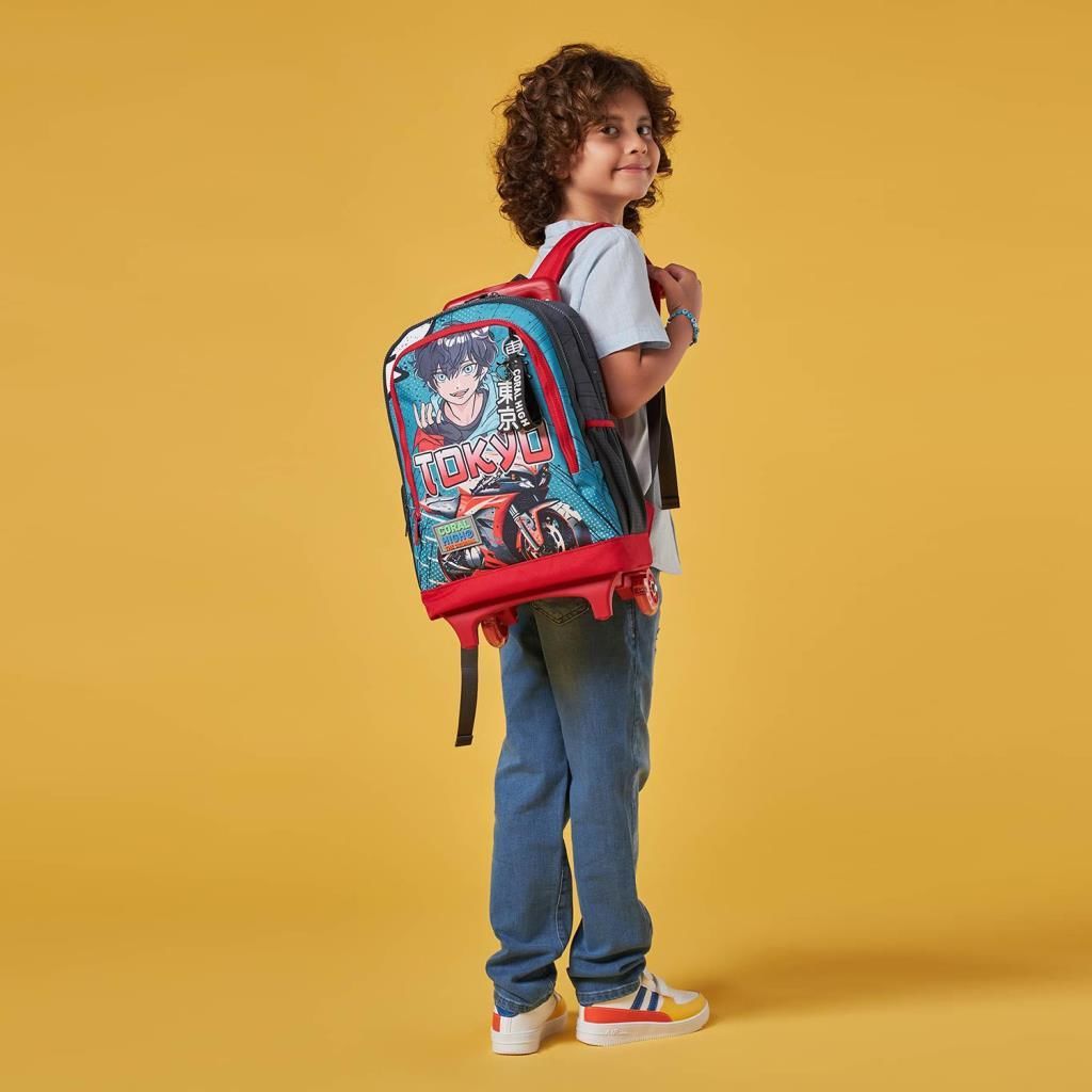 Coral High Büyük Boy Çekçekli Sırt Çantası Motorsikletli 23964