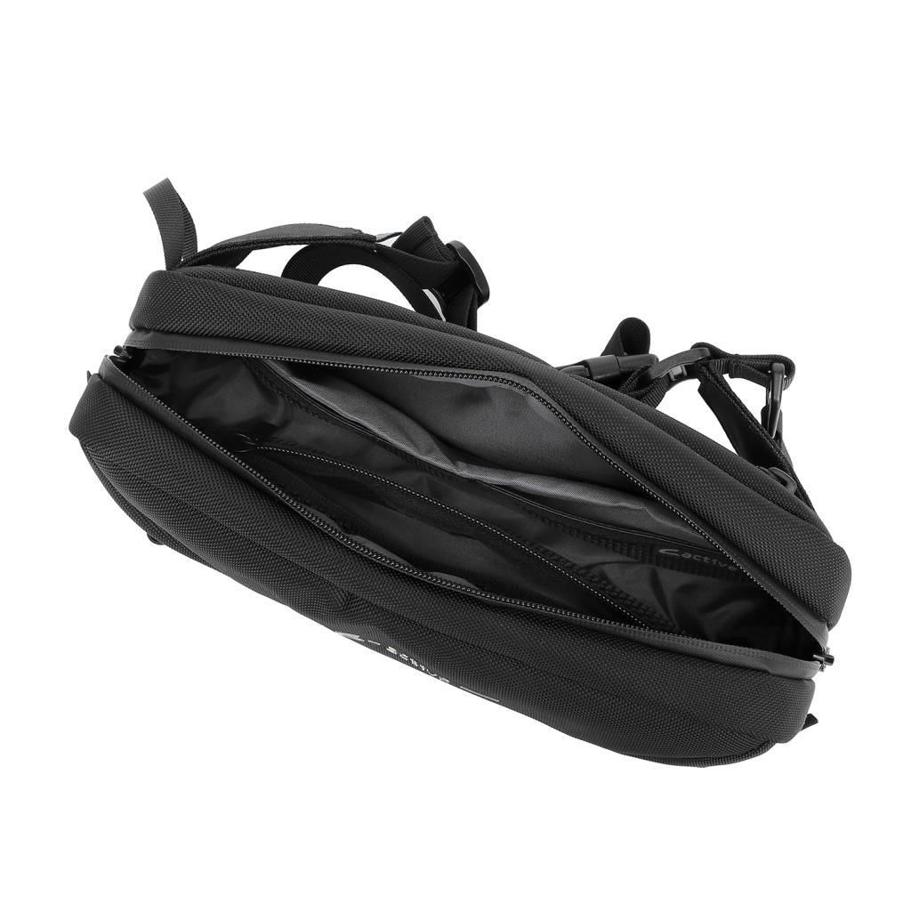 C-Active Erkek Bodybag Bel Çantası Orta Boy Oxford Kumaş 8676 Gri