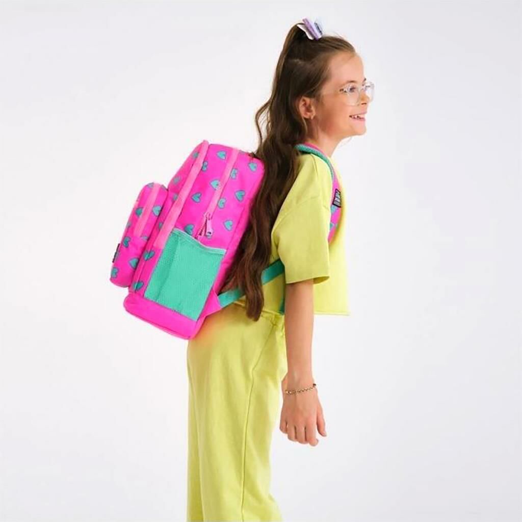 Coral High Desenli Okul Çantası Beslenme Kalemlik 3lü Set 23113