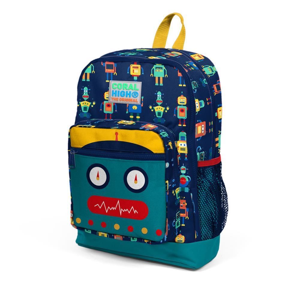Coral High Desenli Okul Çantası Beslenme Kalemlik 3lü Set 23472