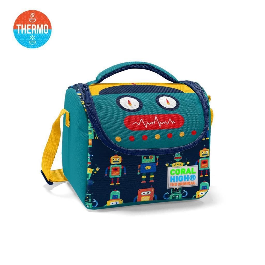 Coral High Desenli Okul Çantası Beslenme Kalemlik 3lü Set 23472