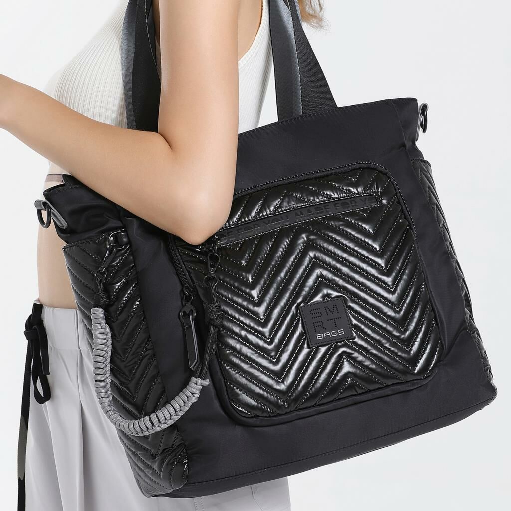 Smart Bags Parlak Kumaş Çapraz Askılı Kadın Omuz Çantası 3246 Yeşil