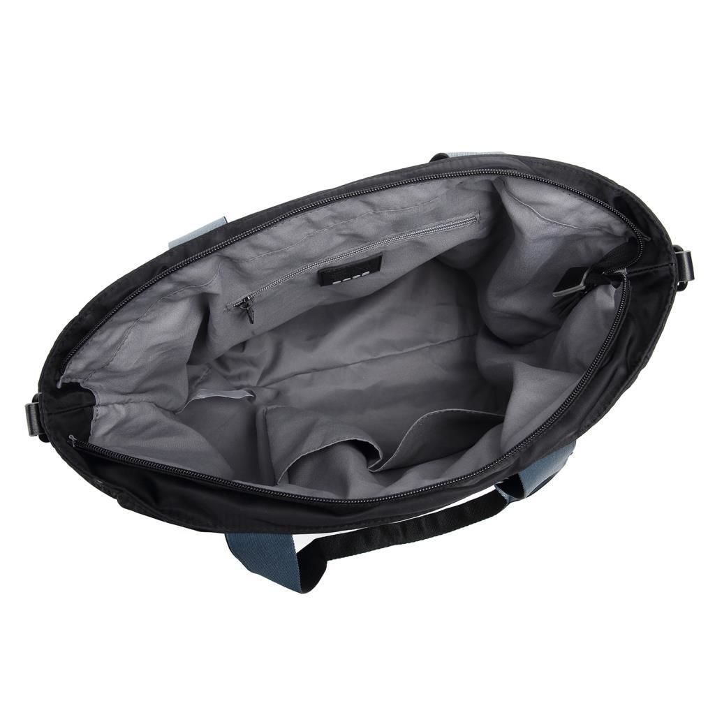 Smart Bags Parlak Kumaş Çapraz Askılı Kadın Omuz Çantası 3246 Siyah/Lila
