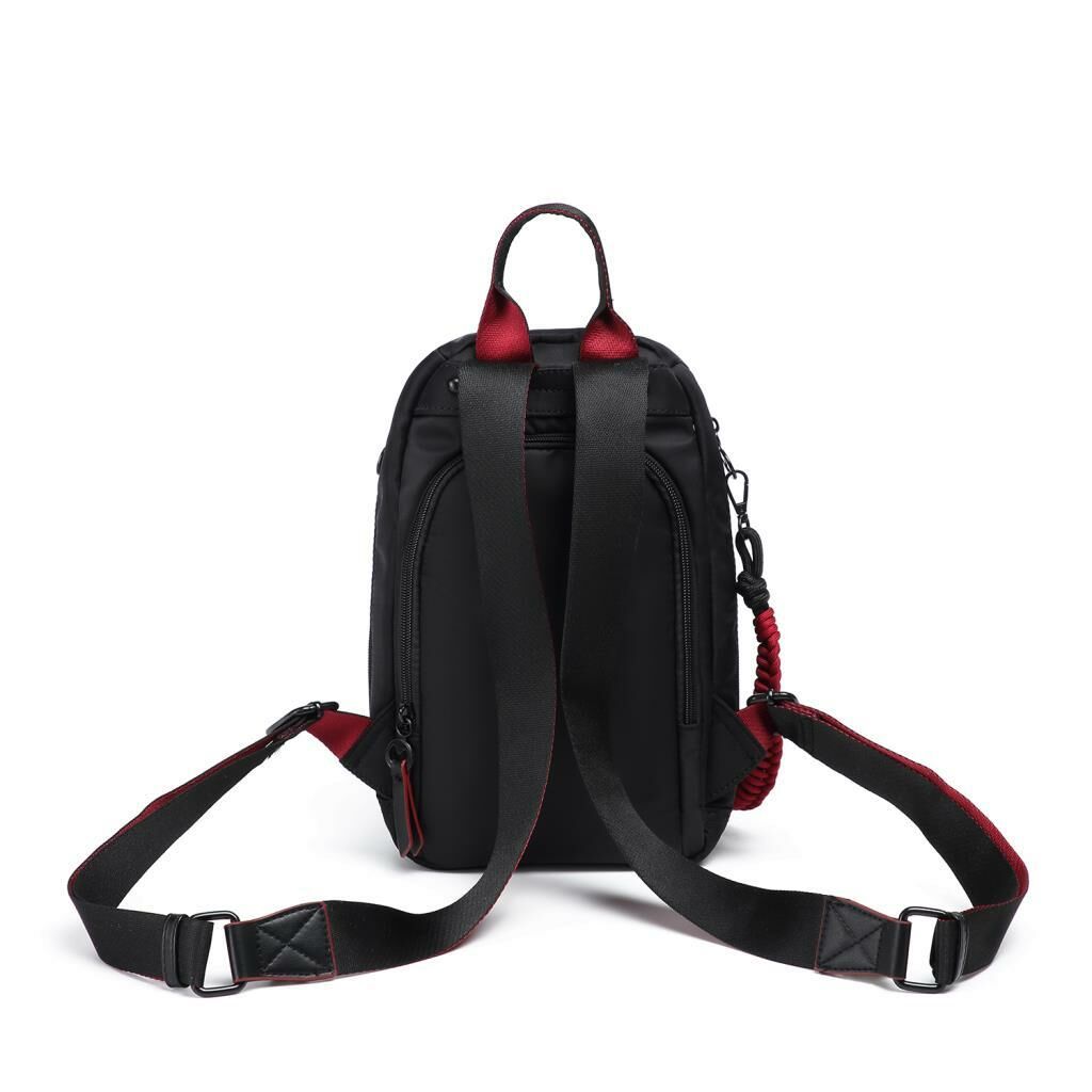 Smart Bags Parlak Kumaş Küçük Boy Askılı Kadın Sırt Çantası 3247