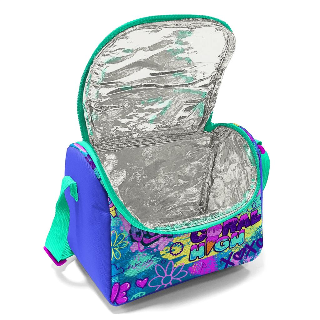 Coral High Thermo Beslenme Çantası Su Yeşili Grafiti Desenli 11827