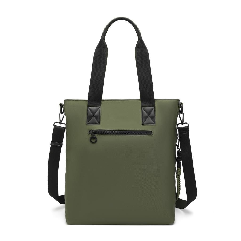 Smart Bags Parlak Kumaş Çapraz Askılı Kadın Omuz Çantası 3248 Yeşil