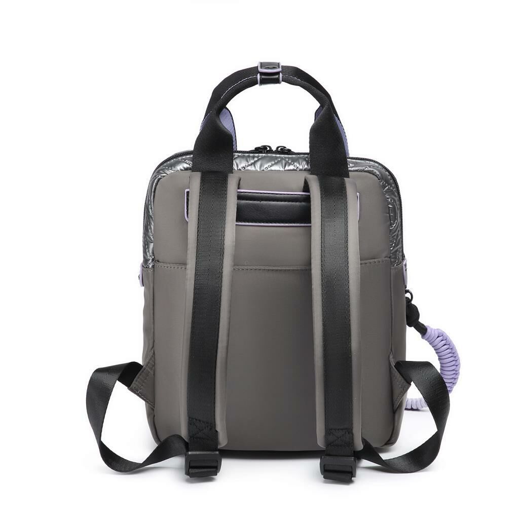 Smart Bags Parlak Kumaş Küçük Boy Askılı Kadın Sırt Çantası 3250