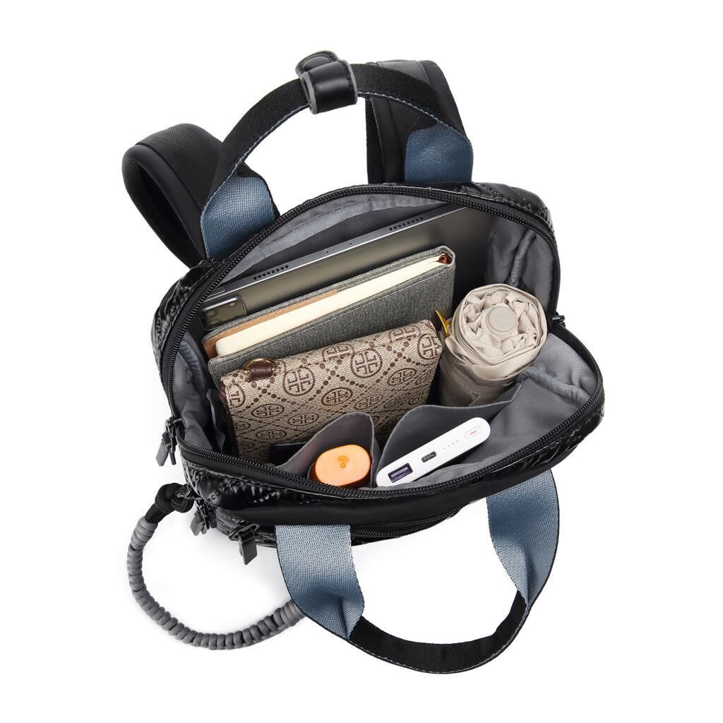 Smart Bags Parlak Kumaş Küçük Boy Askılı Kadın Sırt Çantası 3250 Yeşil