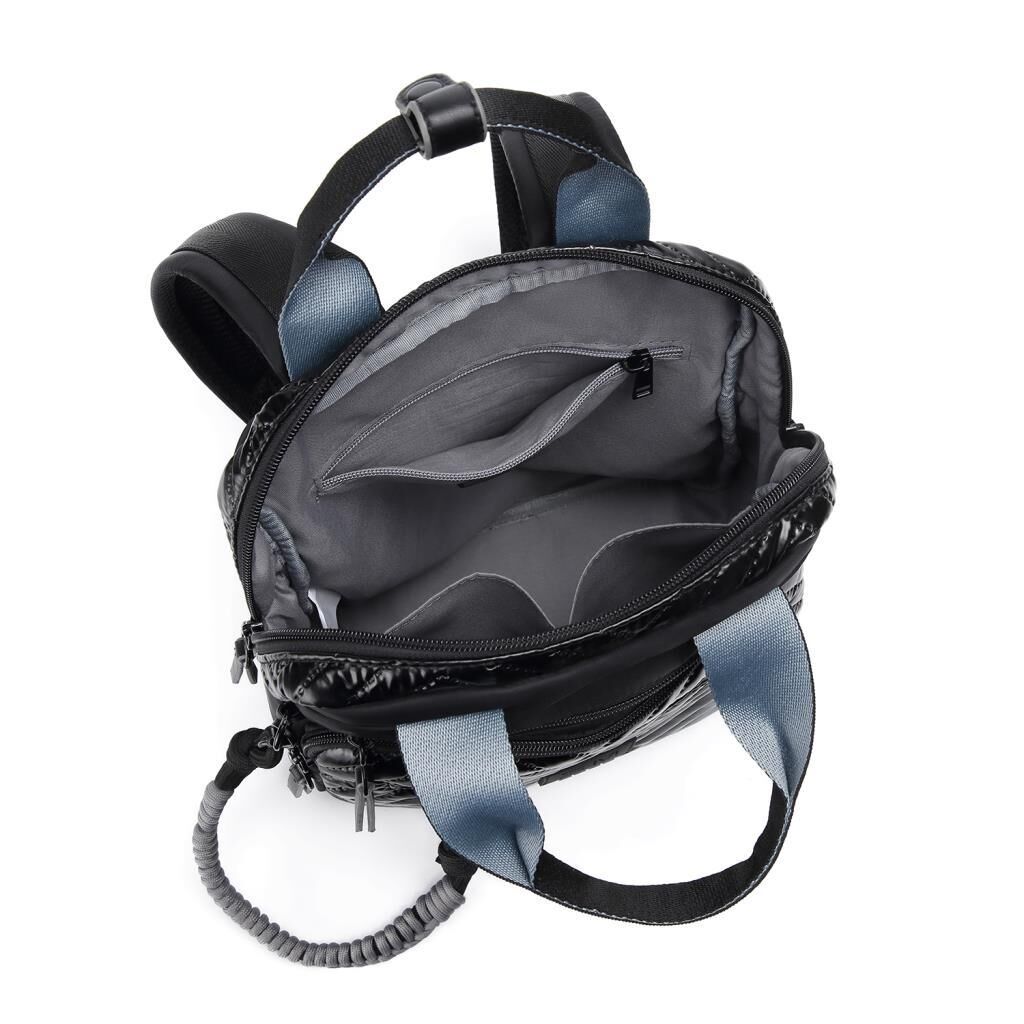 Smart Bags Parlak Kumaş Küçük Boy Askılı Kadın Sırt Çantası 3250 Yeşil