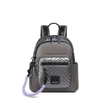 Smart Bags Parlak Kumaş Küçük Boy Askılı Kadın Sırt Çantası 3252