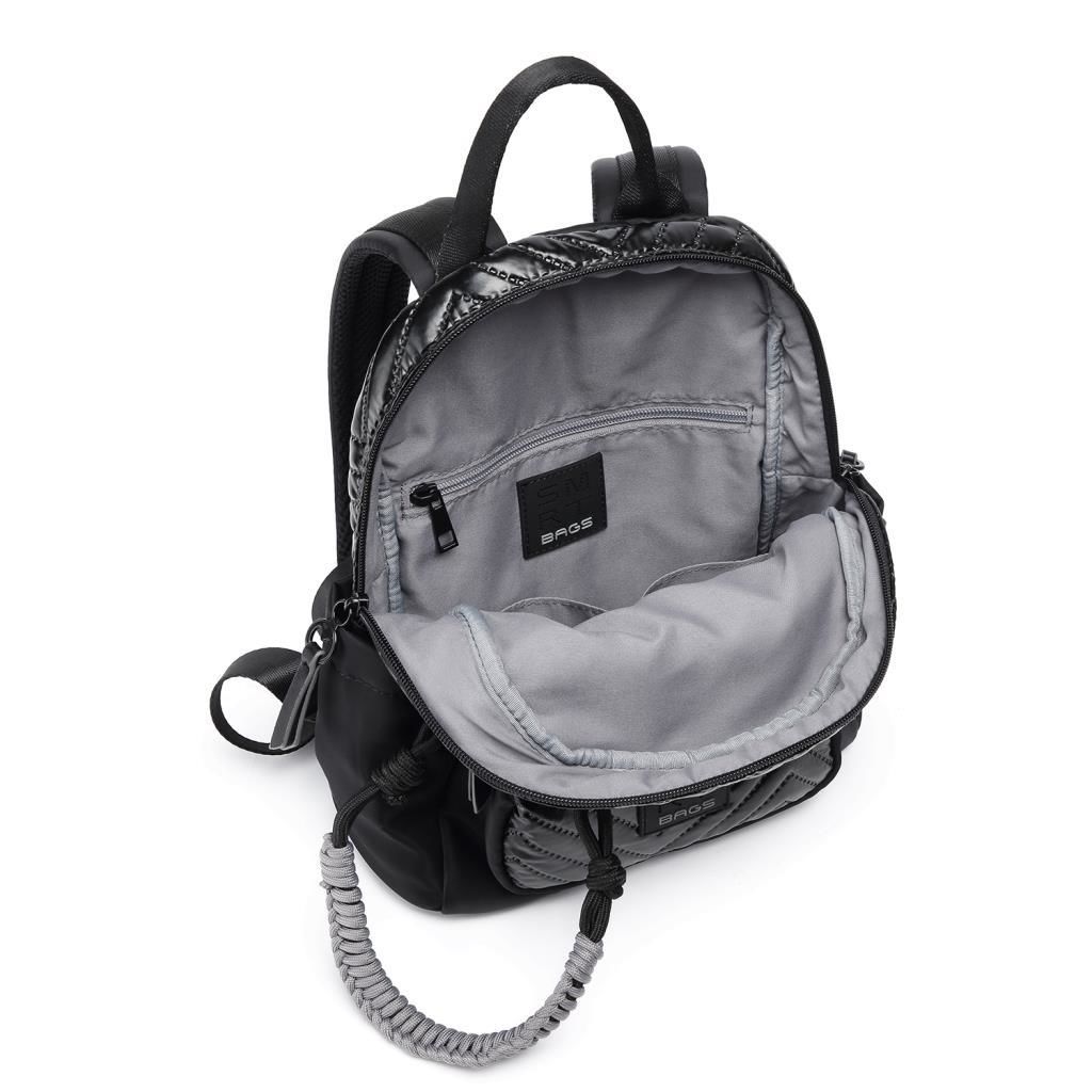 Smart Bags Parlak Kumaş Küçük Boy Askılı Kadın Sırt Çantası 3252 Yeşil