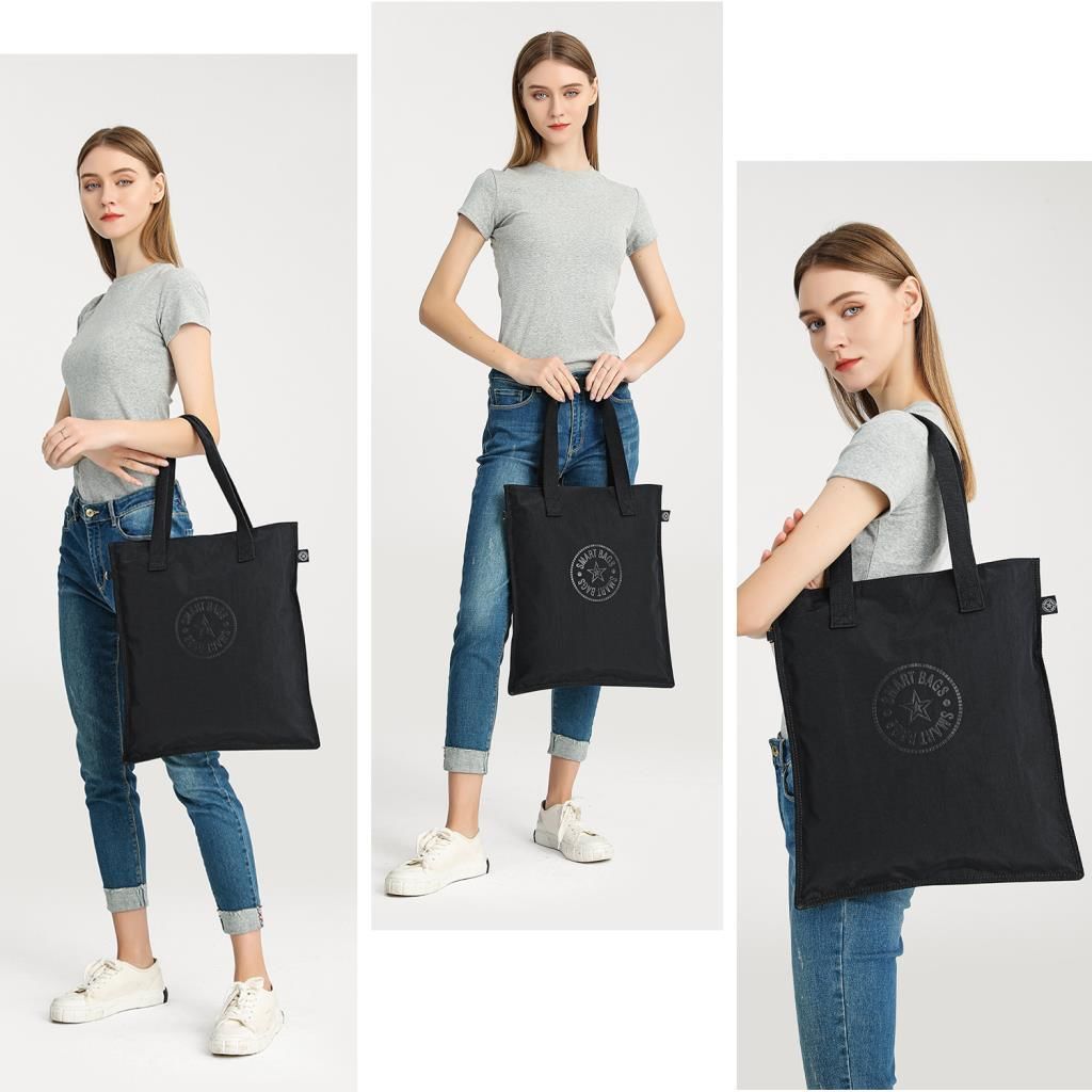 Smart Bags Büyük Boy Omuz Kadın Çantası Krinkıl Kumaş 3076 Ten