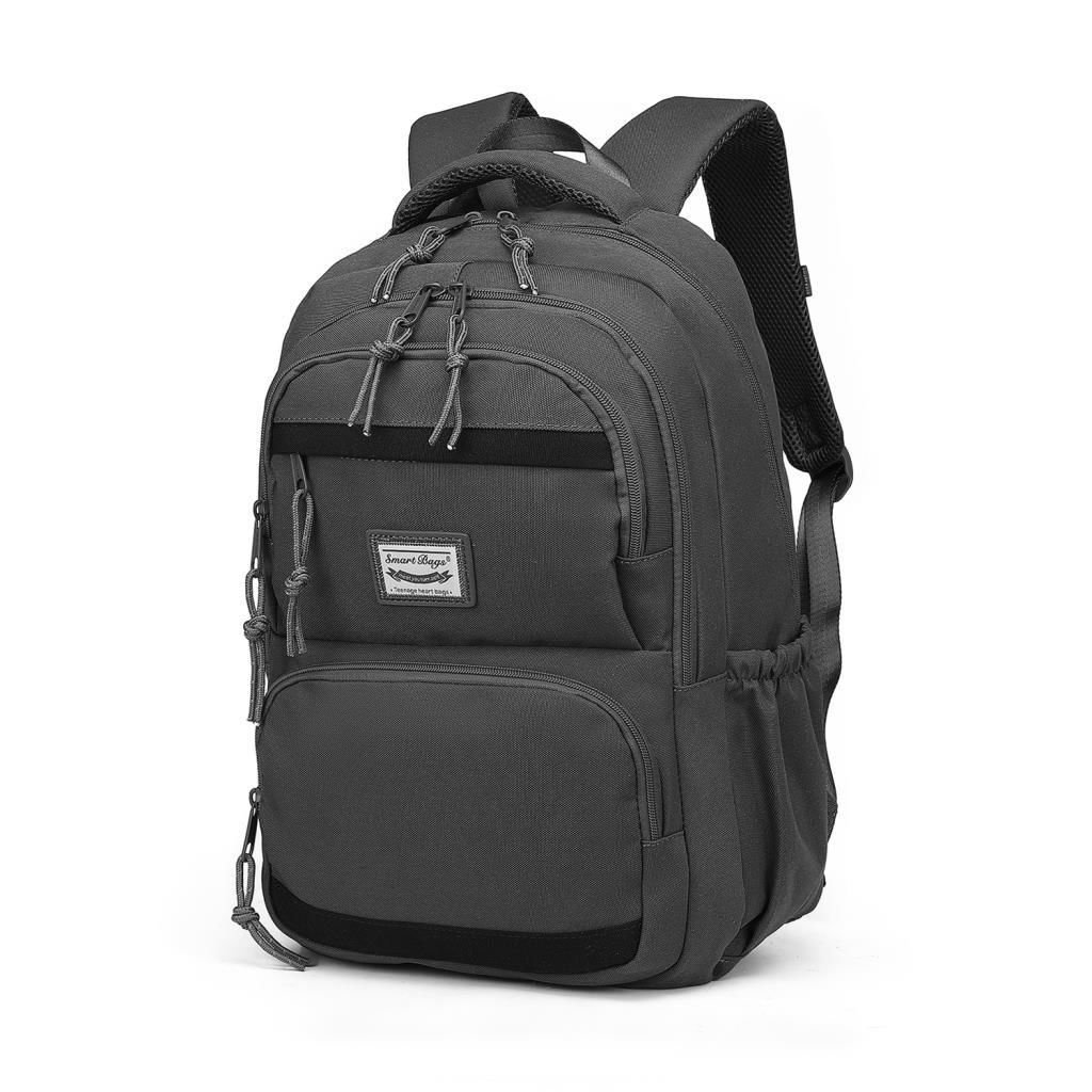 Smart Bags Sırt Çantası Okul Boyu Kalem Kutusu Hediyeli 3234 Koyu Gri