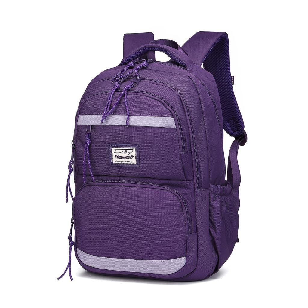 Smart Bags Sırt Çantası Okul Boyu Kalem Kutusu Hediyeli 3234 Mor