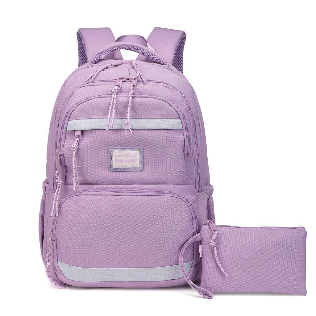 Smart Bags Sırt Çantası Okul Boyu Kalem Kutusu Hediyeli 3234 Lila