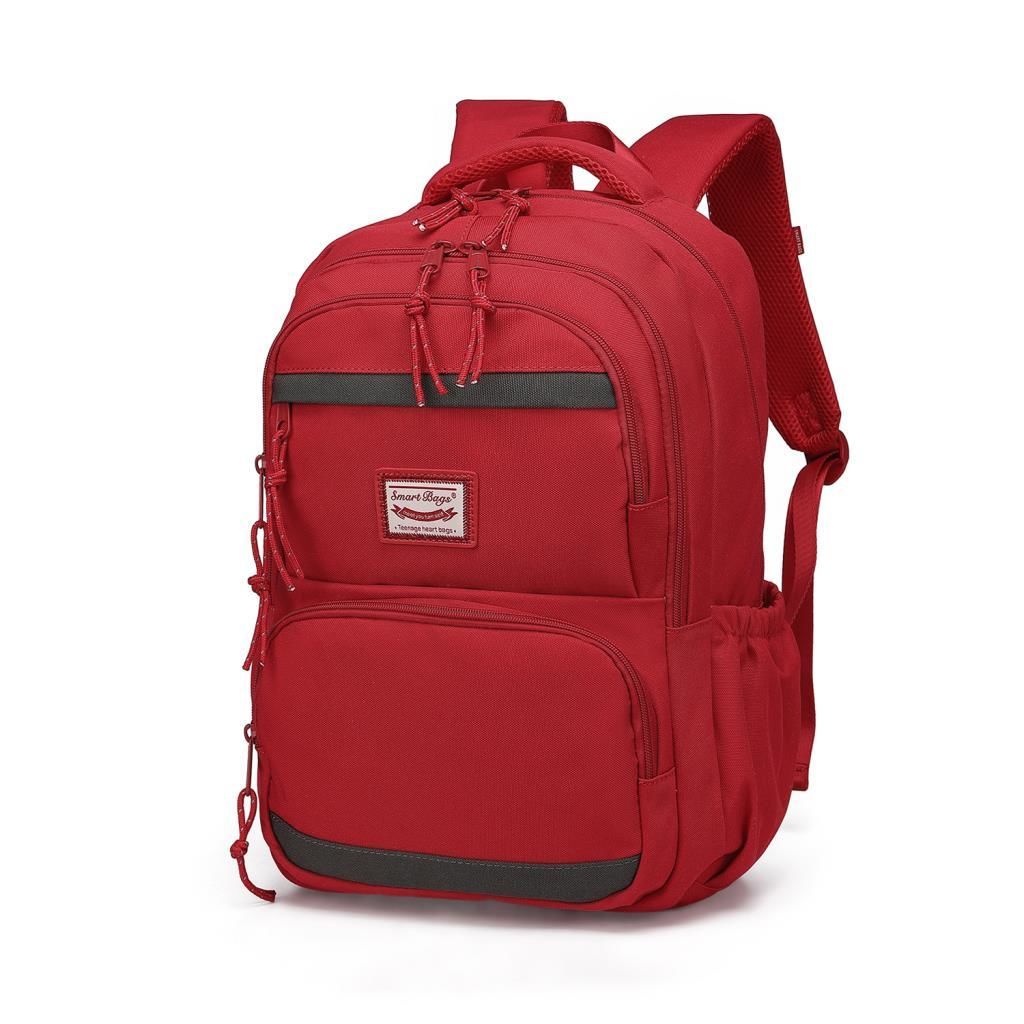 Smart Bags Sırt Çantası Okul Boyu Kalem Kutusu Hediyeli 3234 Vişne