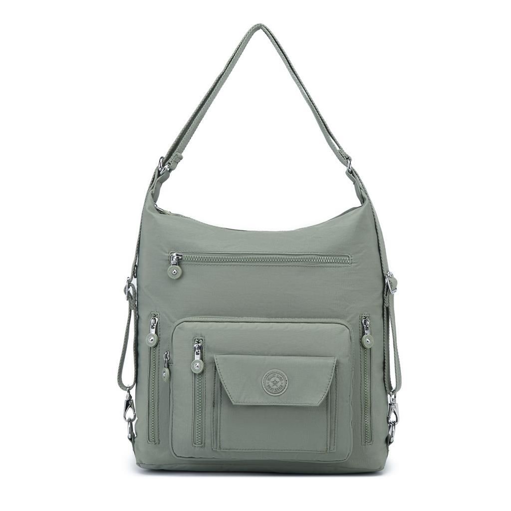 Hem Sırt Hem de Omuz Kadın Çantası Smart Bags 1205 Yeşil