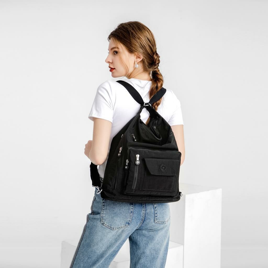 Hem Sırt Hem de Omuz Kadın Çantası Smart Bags 1205 A.Vizon