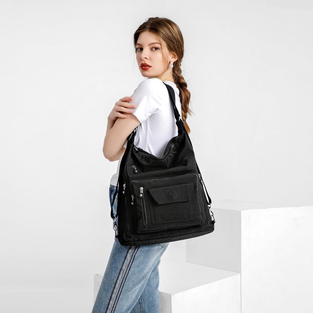 Hem Sırt Hem de Omuz Kadın Çantası Smart Bags 1205 Kum