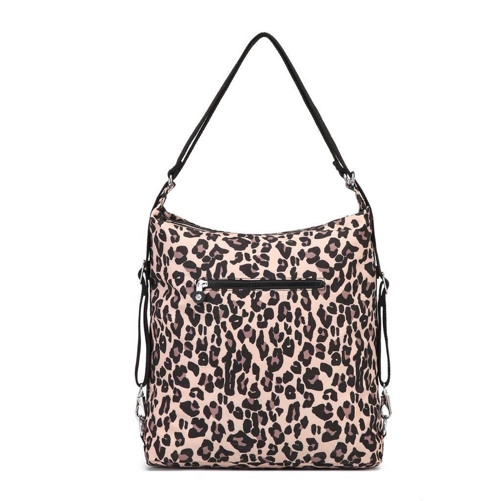 Hem Sırt Hem de Omuz Kadın Çantası Smart Bags 1205 Leopar
