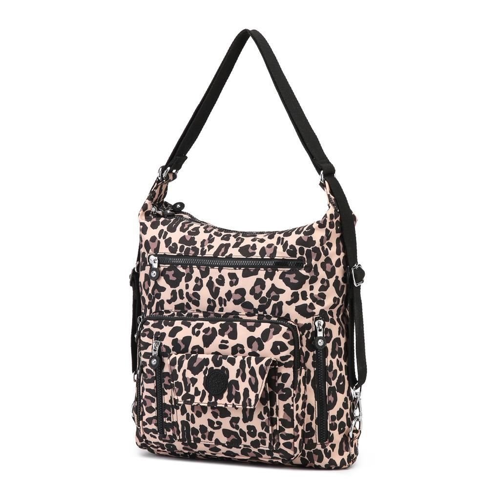 Hem Sırt Hem de Omuz Kadın Çantası Smart Bags 1205 Leopar