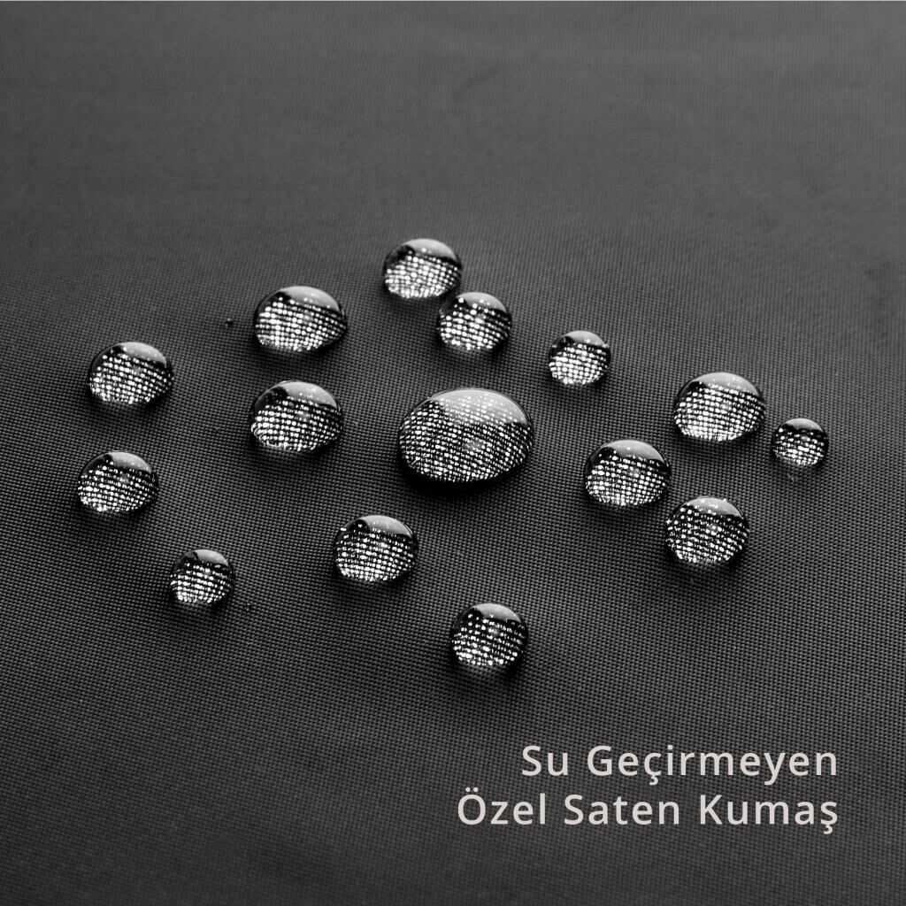 Saten Kumaş Kadın Postacı ve Sırt Çantası Barcelona 2108 Mavi