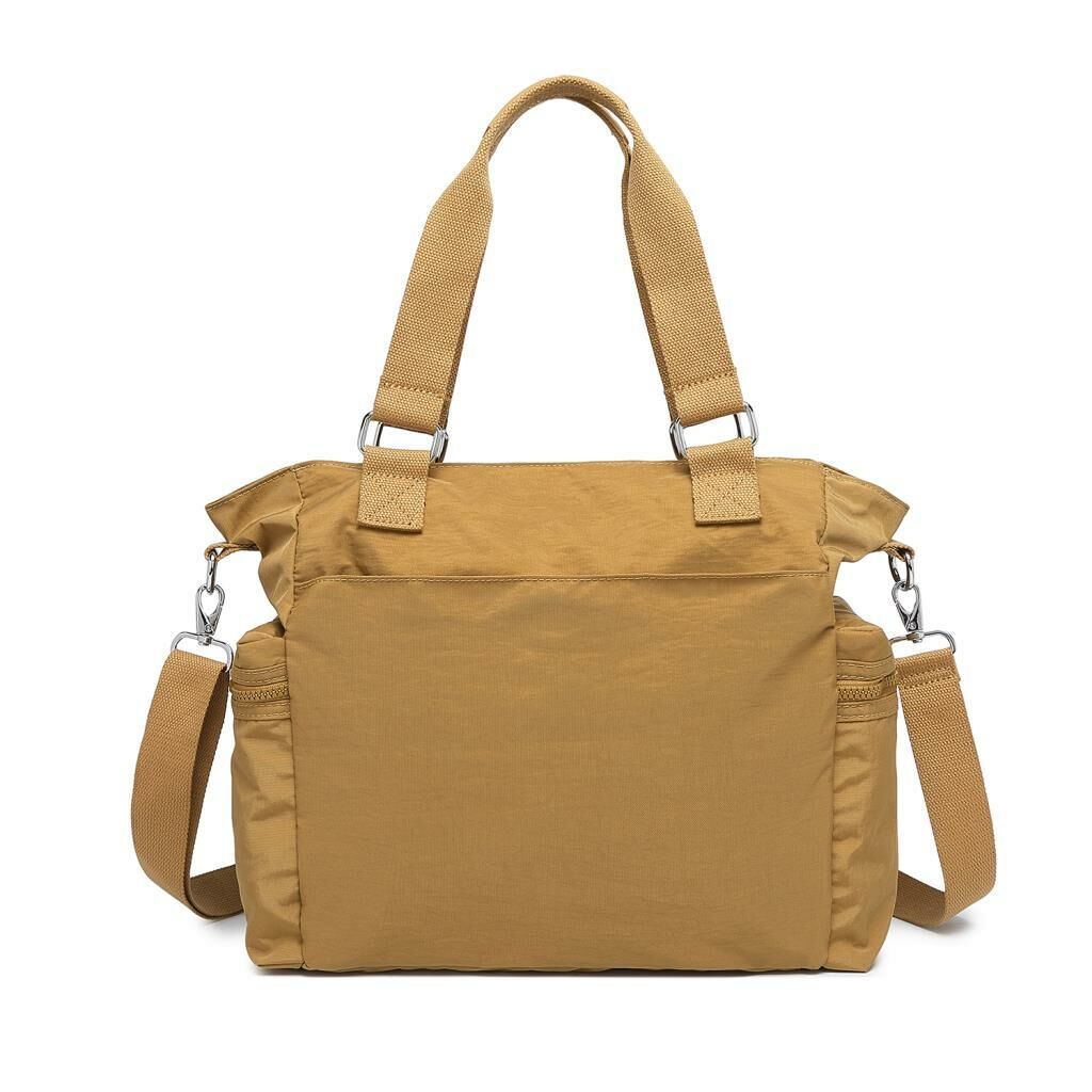 Smart Bags Krinkıl Kumaş Kadın Anne Bebek Omuz Çantası 1210 110 Taba