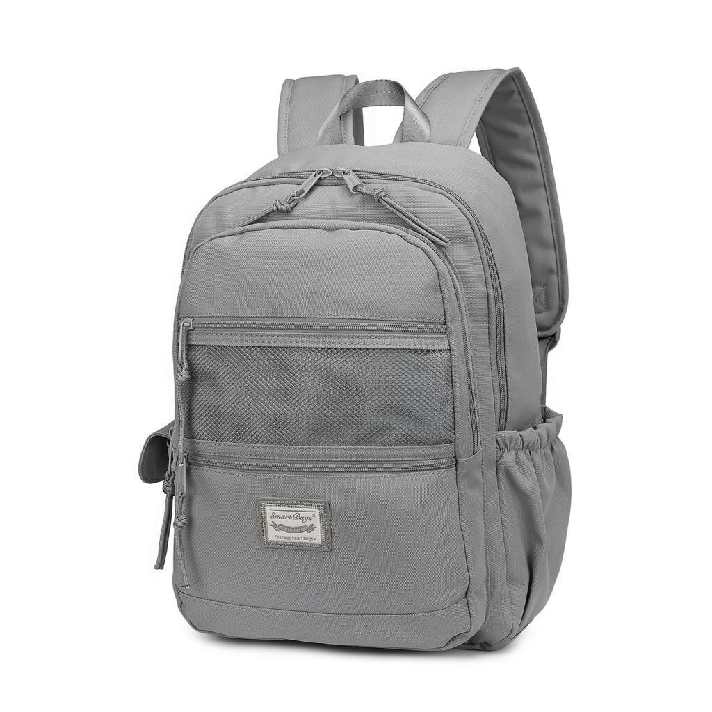 Smart Bags Sırt Çantası Okul Boyu Kalem Kutusu Hediyeli 3237 Vizon