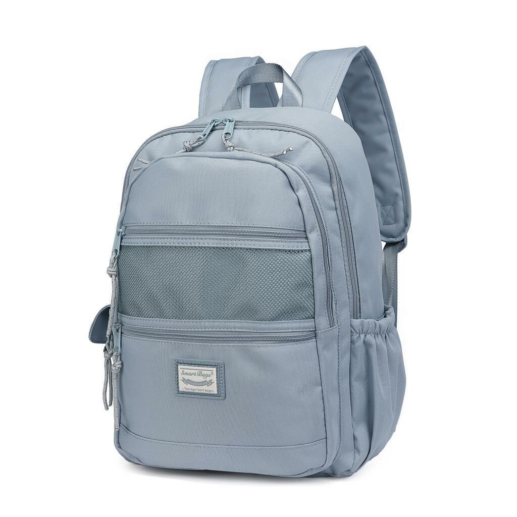 Smart Bags Sırt Çantası Okul Boyu Kalem Kutusu Hediyeli 3237 Buz Mavi
