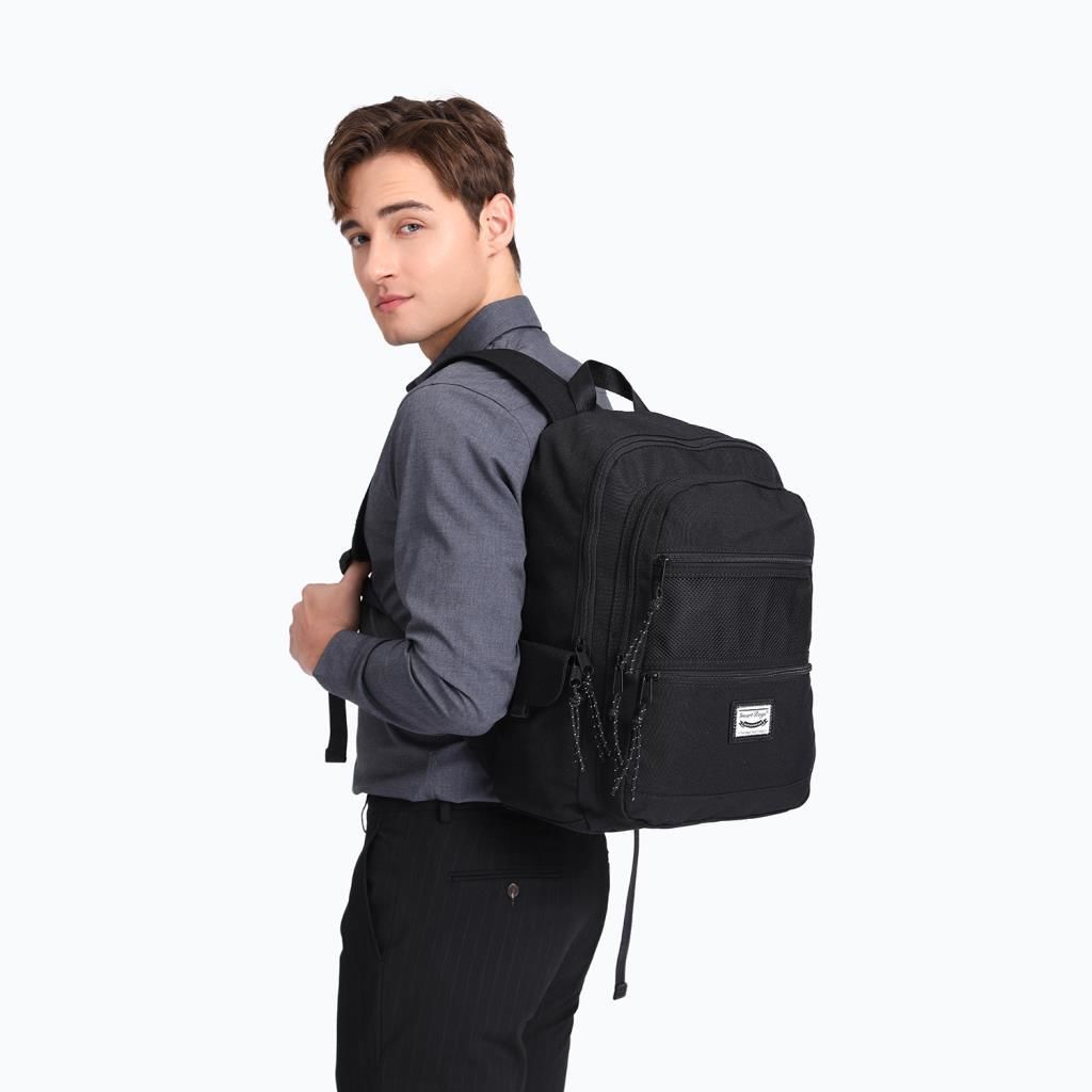 Smart Bags Sırt Çantası Okul Boyu Kalem Kutusu Hediyeli 3237 Eflatun