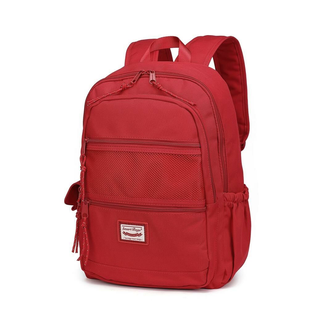 Smart Bags Sırt Çantası Okul Boyu Kalem Kutusu Hediyeli 3237 Vişne