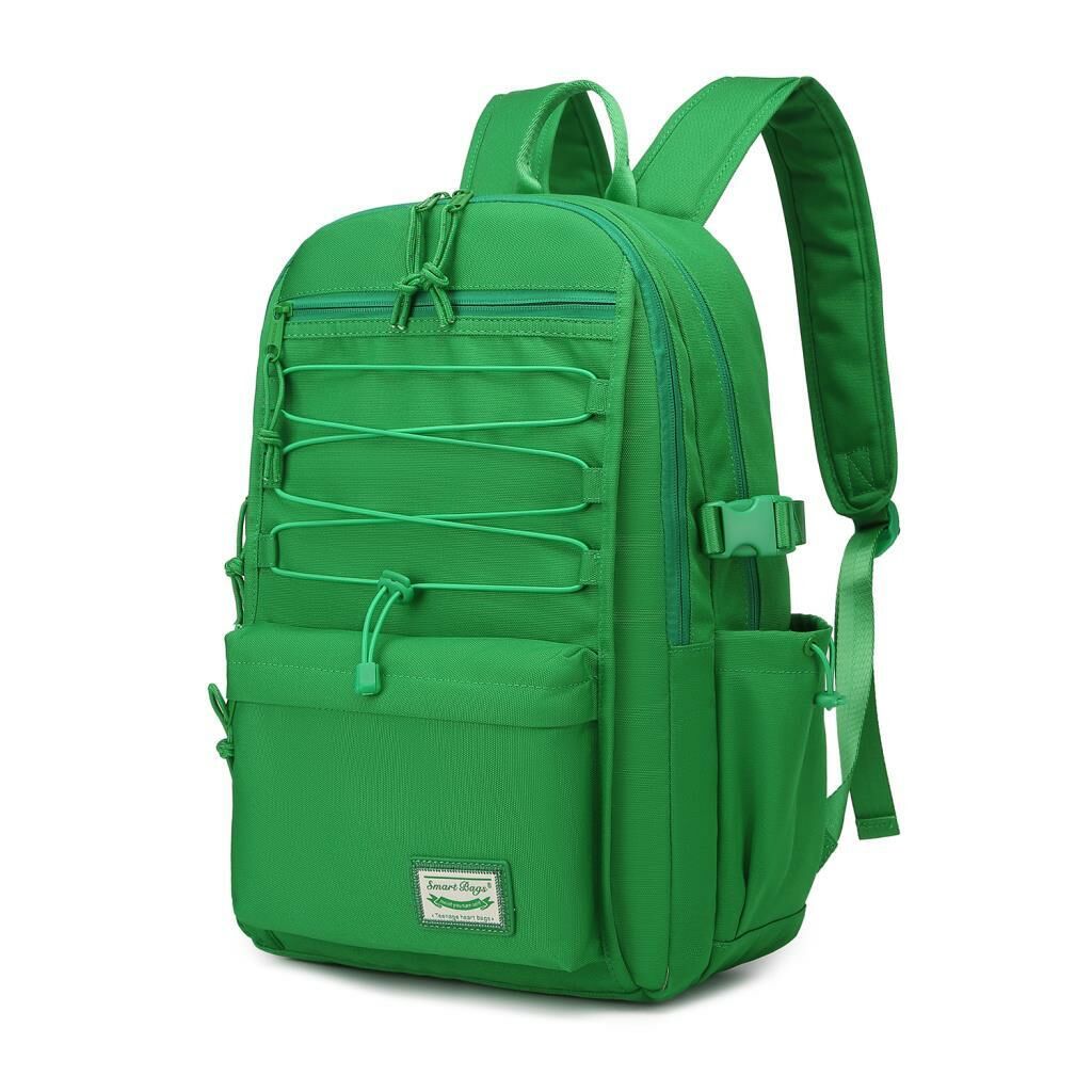 Smart Bags Sırt Çantası Okul Boyu Laptop Gözlü 3156 Yeşil