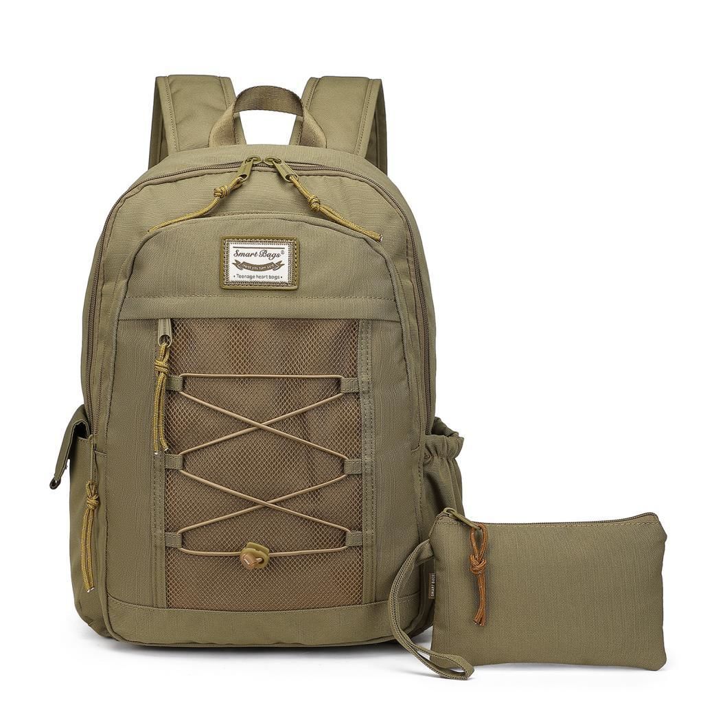 Smart Bags Sırt Çantası Okul Boyu Kalem Kutusu Hediyeli 3238 Camel
